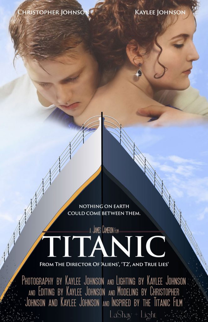 My recreation of the Titanic movie poster