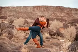 engagement photoshoot idaho falls date idea