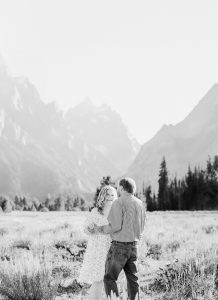 black and white cinematic jackson hole photographer